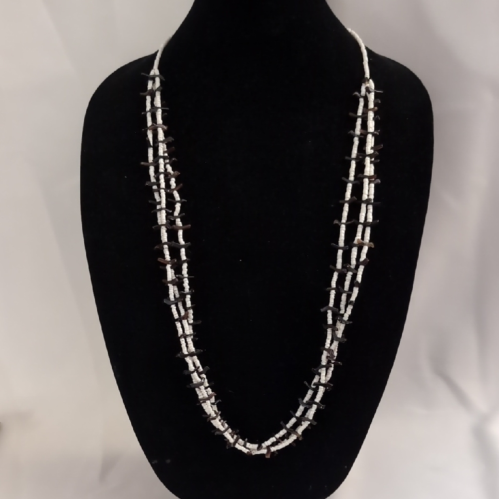 Multi Strand Beaded Bird Necklace